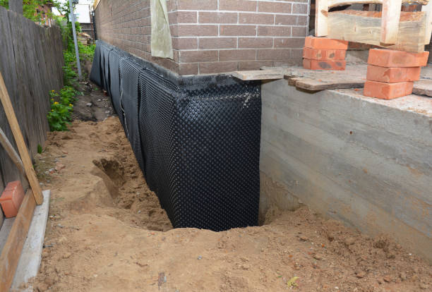 Happy homeowners after waterproofing job in New Vernon